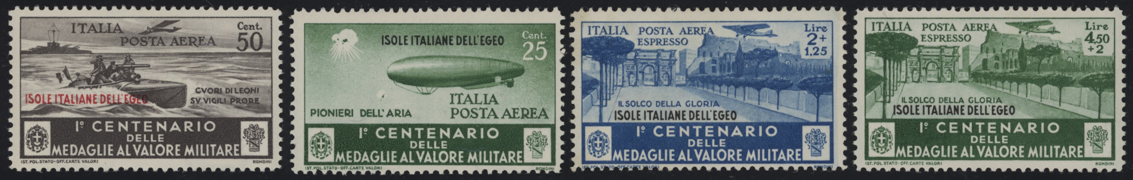 FRANCOBOLLI COLONIE EGEO CASO USATI N A15478 5 