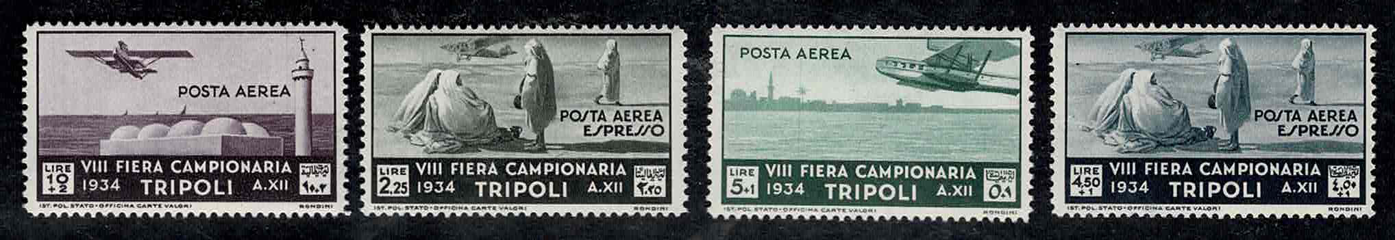 16 FRANCOBOLLI COLONIE LIBIA USATI N A10142 
