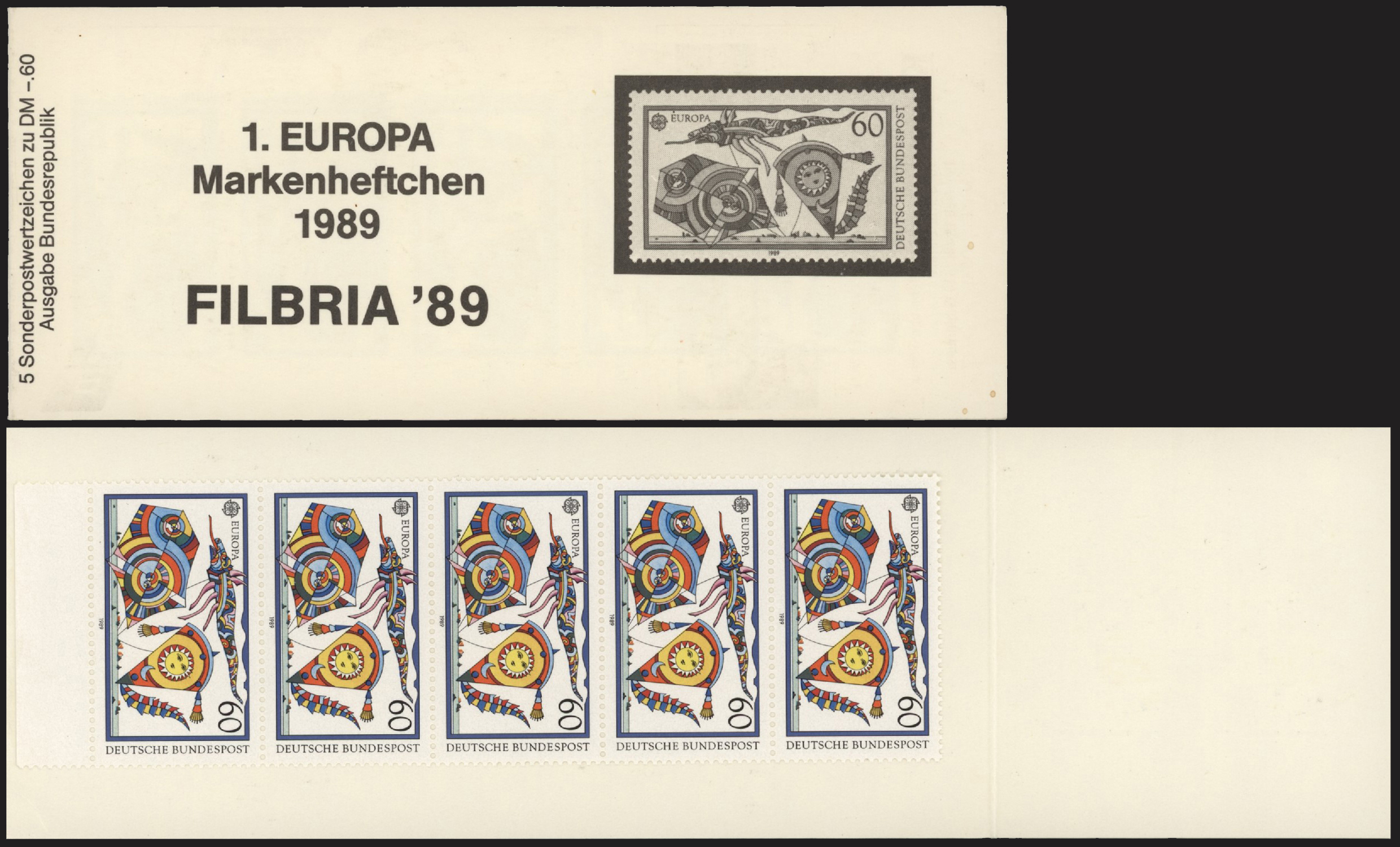 GIRO D'EUROPA CEPT - <p><strong>1989 - Germania, FILBRIA</strong>, libretto non ufficiale.</p>