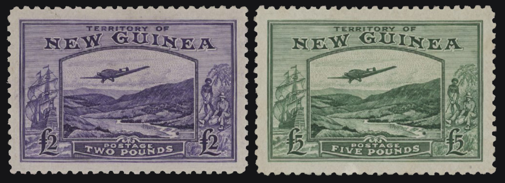 NEW GUINEA British - <p><strong>1935 - Australia New Guinea - Giorgio VI</strong>, SG PA n° 204/205. ottima con invisibile traccia di linguella. &nbsp;</p>
